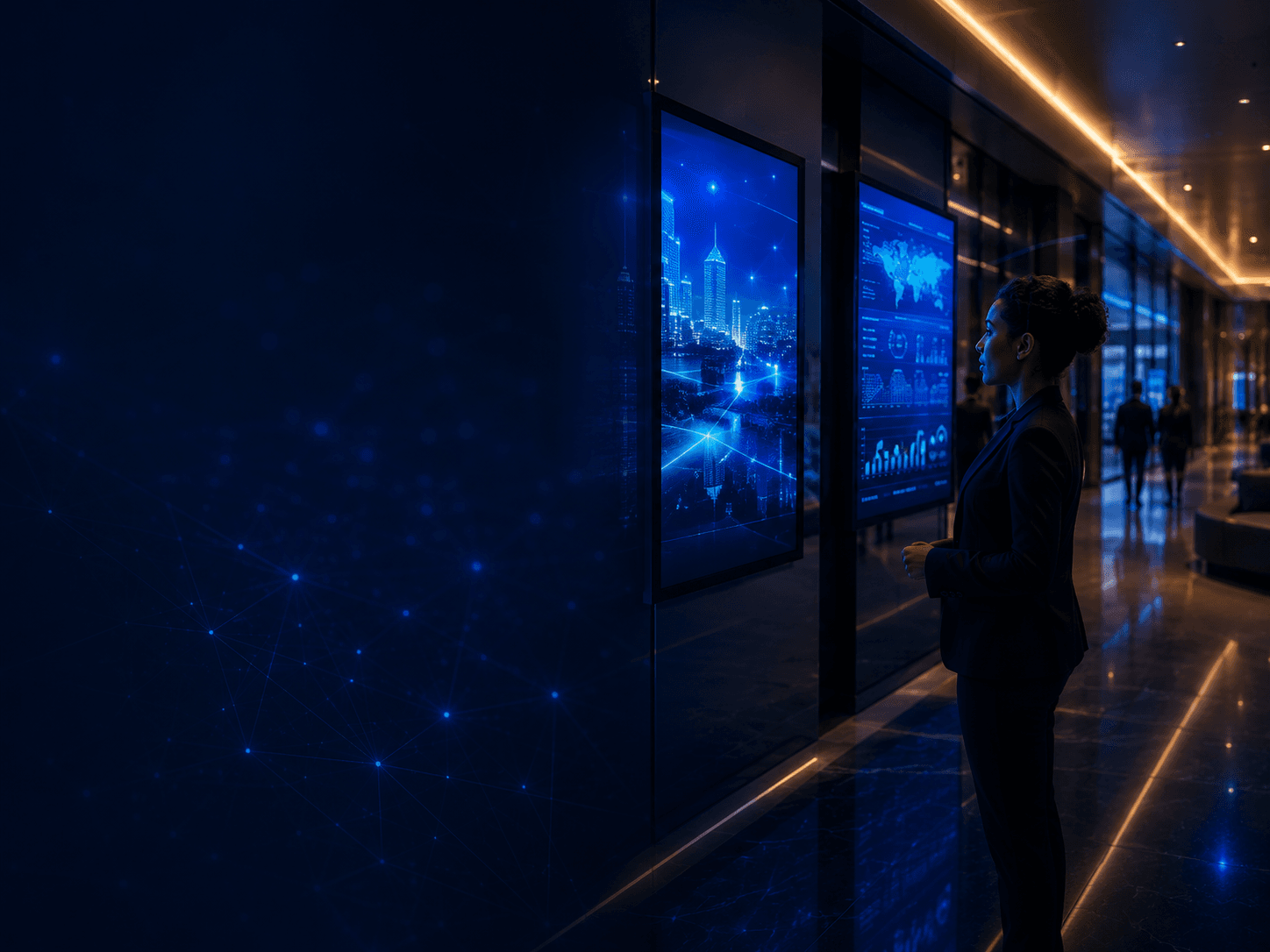 Customer communication across a connected service environment